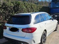 Usata Mercedes C300 AMG 245 CV (180 kW) 2019 Bianco Station wagon