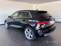 Usata Audi A3 Sportback Design 150 CV (110 kW) 2021 Nero Utilitaria
