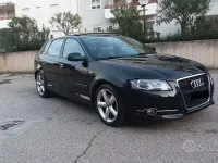 Usata Audi A3 Sportback Young 105 CV (77 kW) 2012 Nero Utilitaria