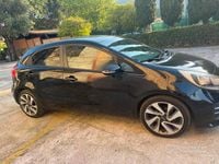 Usata Kia Rio 75 CV (55 kW) 2015 Nero Berlina