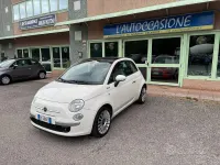 Usata Fiat 500 Lounge 68 CV (50 kW) 2009 Bianco Cabrio