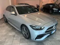 Usata Mercedes C220 AMG line 200 CV (147 kW) 2021 Argento Berlina