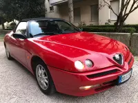 Usata Alfa Romeo Spider 144 CV (105 kW) 1999 Rosso Cabrio
