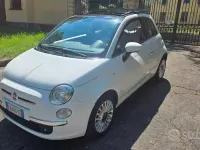Usata Fiat 500 Lounge 69 CV (50 kW) 2010 Bianco Berlina