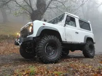 Usata Land Rover Defender 122 CV (89 kW) 2002 Bianco Station wagon