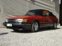Usata Saab 900 Cabriolet 179 CV (131 kW) 1991 Rosso Cabrio