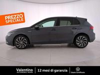 Usata VW Golf VIII Style 150 CV (110 kW) 2020 Grigio Utilitaria