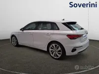 Usata Audi A3 Advanced 150 CV (110 kW) 2022 Bianco Berlina