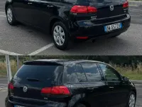 Usata VW Golf VI 105 CV (77 kW) 2010 Nero Utilitaria