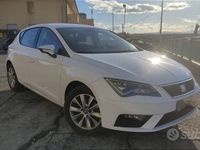 Usata Seat Leon 115 CV (84 kW) 2019 Bianco Berlina