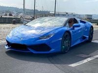 Usata Lamborghini Huracán 610 CV (448 kW) 2017 Blu/azzurro Cabrio