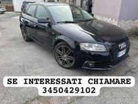 Usata Audi A3 Comfort 105 CV (77 kW) 2010 Nero Utilitaria