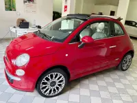 Usata Fiat 500C Lounge 70 CV (51 kW) 2010 Rosso Cabrio