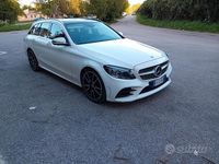 Usata Mercedes C220 Premium 194 CV (142 kW) 2019 Bianco Station wagon