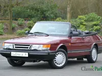 Usata Saab 900 Cabriolet 136 CV (100 kW) 1993 Rosso Cabrio