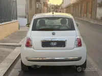Usata Fiat 500 Lounge 69 CV (50 kW) 2009 Bianco Cabrio