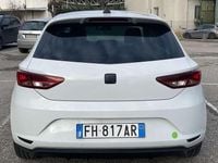 Usata Seat Leon Style 110 CV (80 kW) 2017 Bianco Berlina