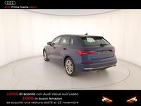 Usata Audi A3 Sportback e-tron Advanced 150 CV (110 kW) 2024 Blu Utilitaria