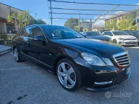 Usata Mercedes E250 Avantgarde 204 CV (150 kW) 2012 Nero Berlina