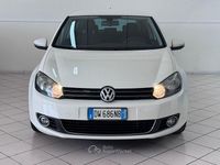 Usata VW Golf VI Highline 110 CV (80 kW) 2009 Bianco Utilitaria