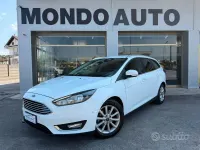 Usata Ford Focus Titanium 125 CV (91 kW) 2015 Bianco Station wagon