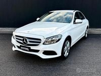Usata Mercedes C180 116 CV (85 kW) 2015 Bianco Berlina