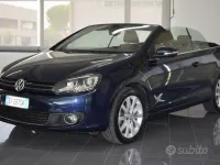 Usata VW Golf 105 CV (77 kW) 2011 Blu Cabrio