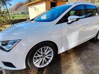 Usata Seat Leon 110 CV (80 kW) 2018 Bianco Station wagon