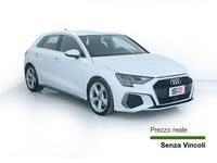 Usata Audi A3 S-Line 150 CV (110 kW) 2021 Bianco Berlina