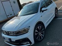 Usata VW Tiguan R-line 150 CV (110 kW) 2019 Bianco SUV