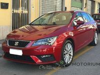 Usata Seat Leon ST Black Edition 131 CV (96 kW) 2020 Rosso Station wagon