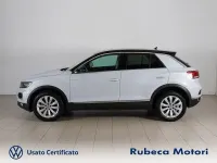 Usata VW T-Roc Advance 116 CV (85 kW) 2019 White silver SUV