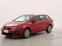 Usata Seat Leon ST Style 116 CV (85 kW) 2020 Rosso Station wagon