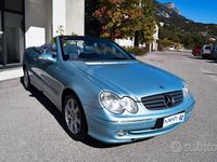 Usata Mercedes CLK200 Elegance 163 CV (119 kW) 2004 Blu Cabrio