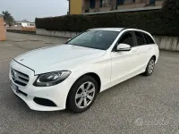Usata Mercedes C180 Exclusive 116 CV (85 kW) 2017 Bianco Station wagon