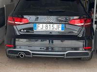 Usata Audi A3 S-Line 116 CV (85 kW) 2017 Nero Berlina