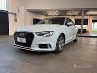 Usata Audi A3 Cabriolet Ambiente 150 CV (110 kW) 2018 Bianco Cabrio