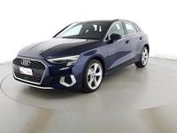 Usata Audi A3 Advanced 150 CV (110 kW) 2023 Blu navarra met Berlina