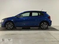 Usata VW Polo R-line 95 CV (69 kW) 2019 Blu Utilitaria