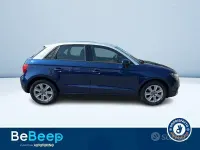 Usata Audi A1 Sportback Attraction 86 CV (63 kW) 2012 Blu metallizzato Utilitaria