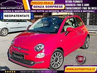 Usata Fiat 500 Lounge 69 CV (50 kW) 2016 Rosso Utilitaria
