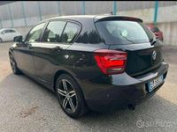 Usata BMW 120 Sport Line 184 CV (135 kW) 2012 Nero Utilitaria