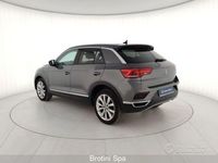 Usata VW T-Roc Advance 150 CV (110 kW) 2020 Grigio SUV
