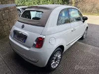 Usata Fiat 500C Lounge 69 CV (50 kW) 2011 Bianco Cabrio