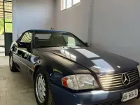 Usata Mercedes SL500 320 CV (235 kW) 1993 Blu/azzurro Cabrio