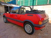 Usata Peugeot 205 115 CV (84 kW) 1988 Rosso Cabrio
