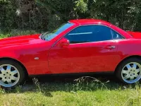 Usata Mercedes SLK200 136 CV (100 kW) 1998 Rosso Cabrio