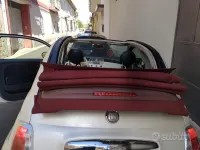 Usata Fiat 500 85 CV (62 kW) 2011 Bianco Cabrio