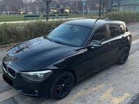 Usata BMW 116 Efficient Dynamics 115 CV (84 kW) 2013 Nero Utilitaria