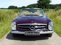 Usata Mercedes SL280 170 CV (125 kW) 1971 Rosso Cabrio